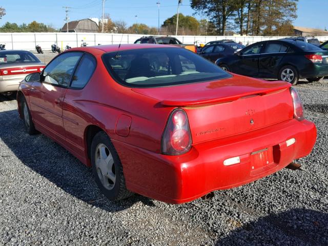 2G1WX15K729305146 - 2002 CHEVROLET MONTE CARL RED photo 3