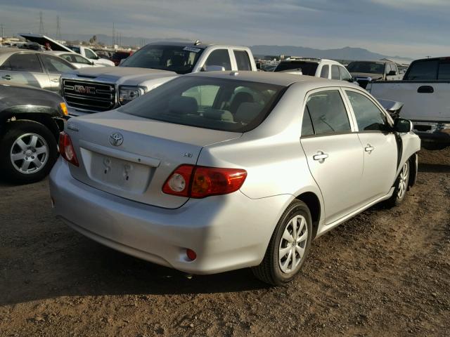 JTDBU4EE0AJ057187 - 2010 TOYOTA COROLLA BA SILVER photo 4