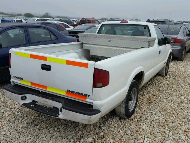 1GCCS14W6YK220528 - 2000 CHEVROLET S TRUCK S1 WHITE photo 4