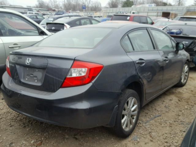 19XFB2F84CE041126 - 2012 HONDA CIVIC EX GRAY photo 4