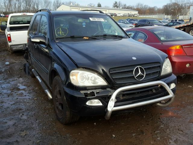 4JGAB54EX3A376443 - 2003 MERCEDES-BENZ ML 320 BLACK photo 1