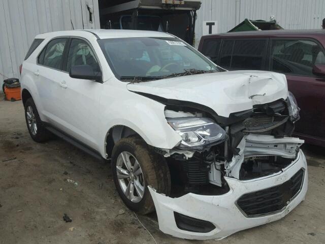 2GNALBEK2G1126352 - 2016 CHEVROLET EQUINOX LS WHITE photo 1