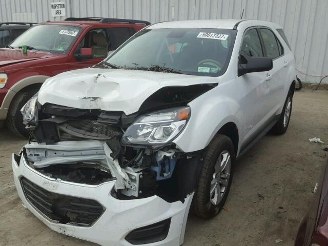 2GNALBEK2G1126352 - 2016 CHEVROLET EQUINOX LS WHITE photo 2