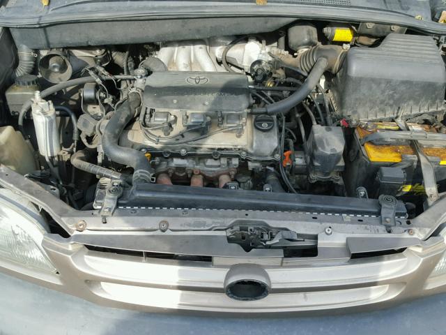 4T3ZF13C1WU076414 - 1998 TOYOTA SIENNA LE BROWN photo 7