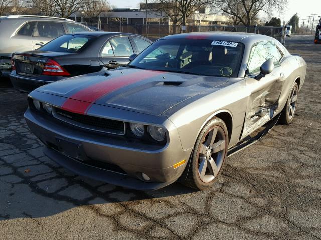 2C3CDYAG6CH292947 - 2012 DODGE CHALLENGER GRAY photo 2