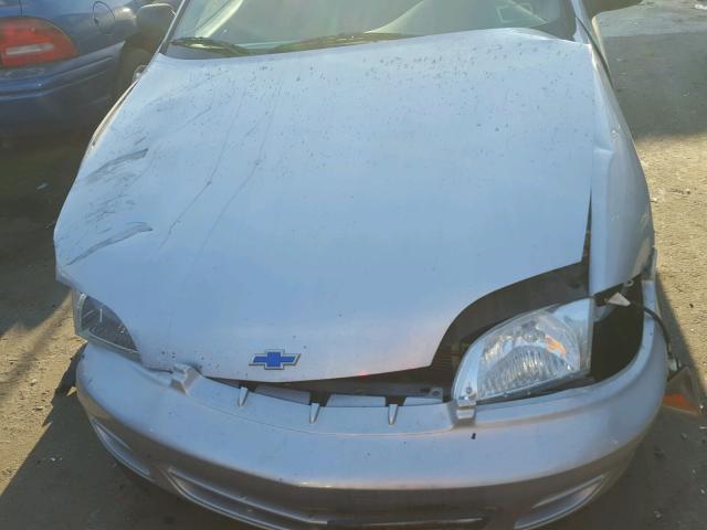 1G1JC124727392785 - 2002 CHEVROLET CAVALIER SILVER photo 7