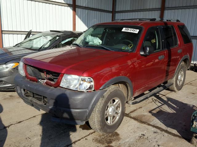 1FMZU72K63UB86784 - 2003 FORD EXPLORER X RED photo 2