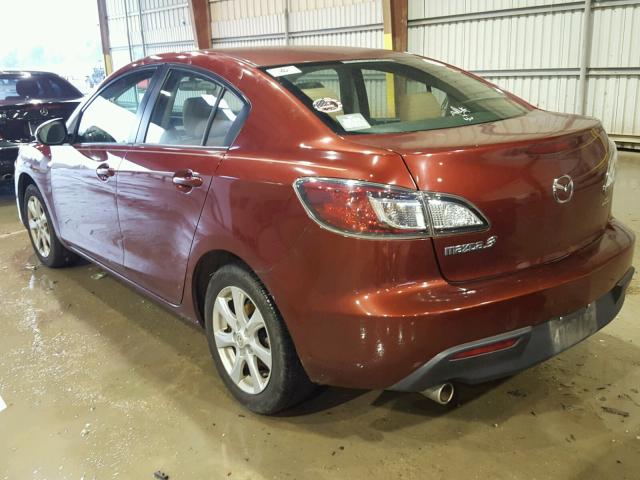 JM1BL1VF5B1401611 - 2011 MAZDA 3 I MAROON photo 3