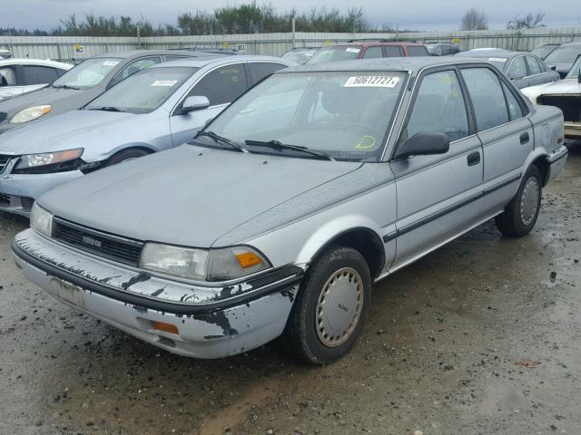 JT2AE93E6J0013556 - 1988 TOYOTA COROLLA LE SILVER photo 2