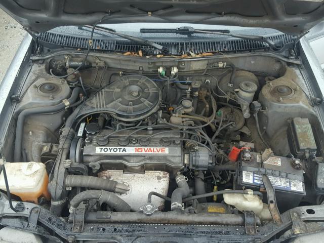 JT2AE93E6J0013556 - 1988 TOYOTA COROLLA LE SILVER photo 7