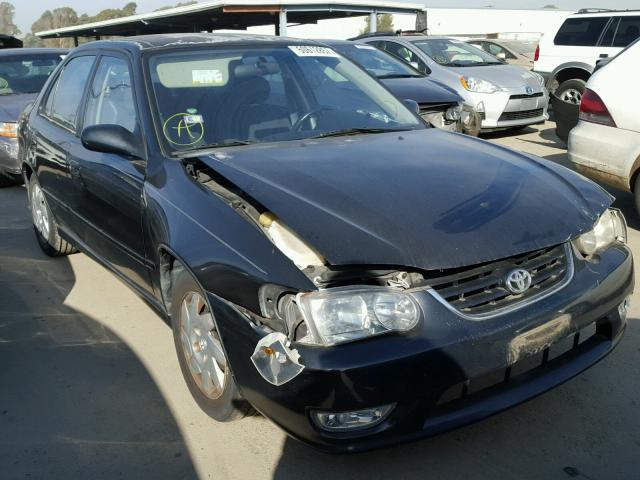 1NXBR12E31Z450227 - 2001 TOYOTA COROLLA CE BLACK photo 1