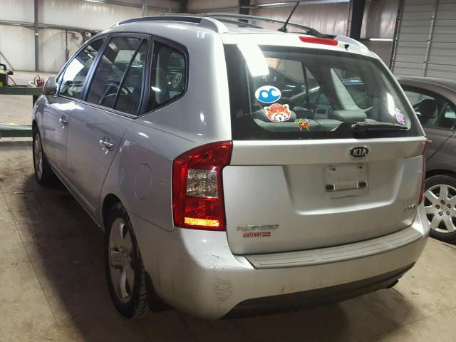 KNAFG526877091716 - 2007 KIA RONDO LX SILVER photo 3