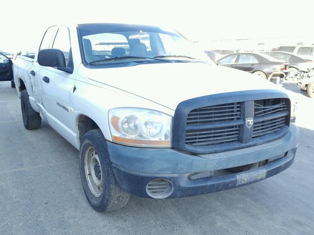 1D7HA18K36J118015 - 2006 DODGE RAM 1500 S WHITE photo 1