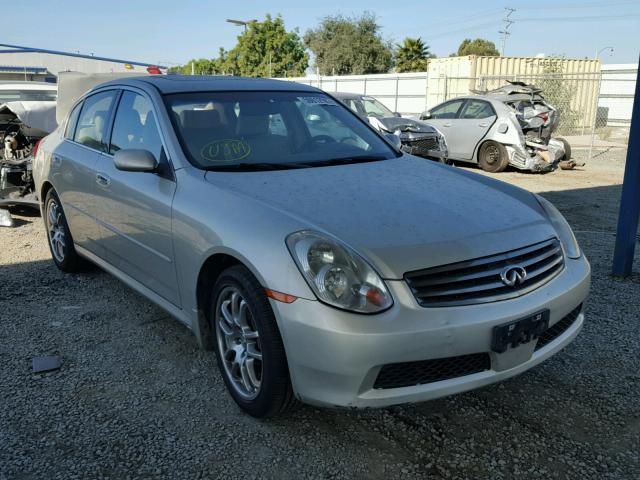 JNKCV51E26M515751 - 2006 INFINITI G35 GOLD photo 1