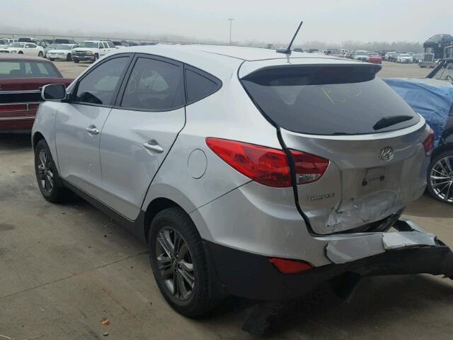 KM8JT3AF5EU920654 - 2014 HYUNDAI TUCSON GLS SILVER photo 3