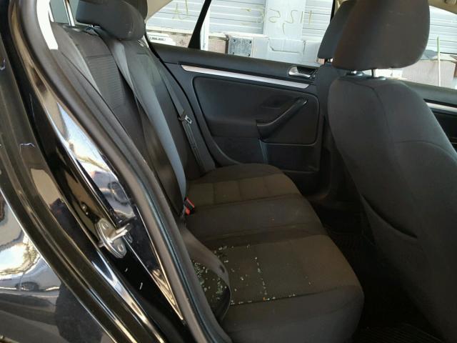3VWJX7AJ1AM022603 - 2010 VOLKSWAGEN JETTA S 黑色 照片 6