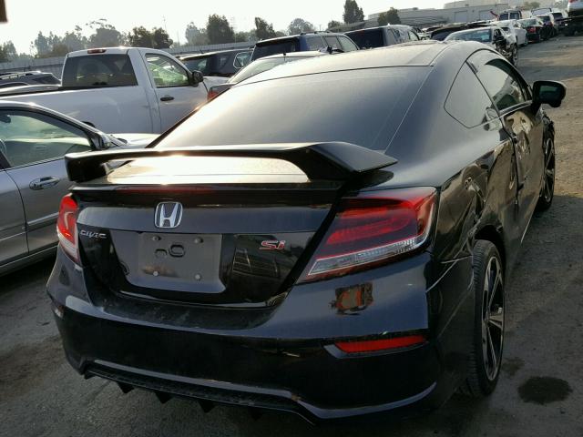 2HGFG4A58FH706159 - 2015 HONDA CIVIC SI BLACK photo 4