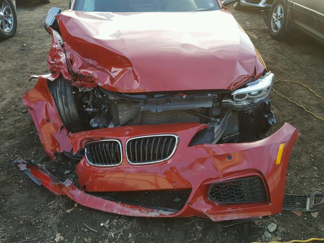 WBA1J7C56FV289668 - 2015 BMW M235I RED photo 7