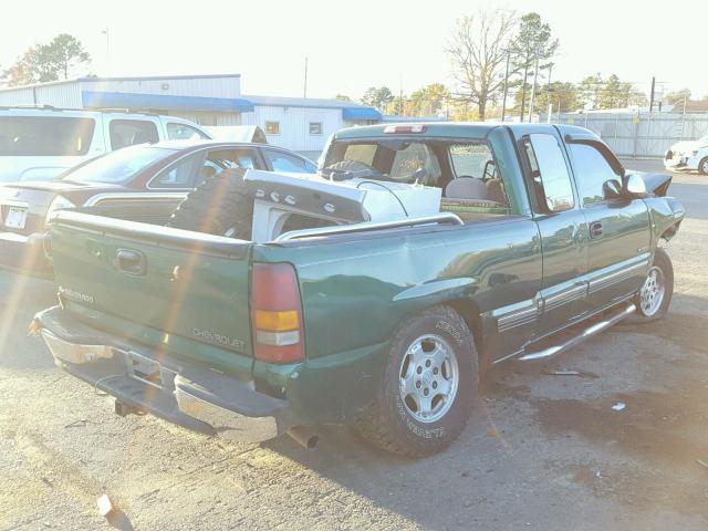 2GCEC19T3Y1310370 - 2000 CHEVROLET SILVERADO GREEN photo 4