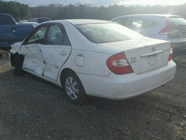 4T1BE32K03U184617 - 2003 TOYOTA CAMRY LE WHITE photo 3