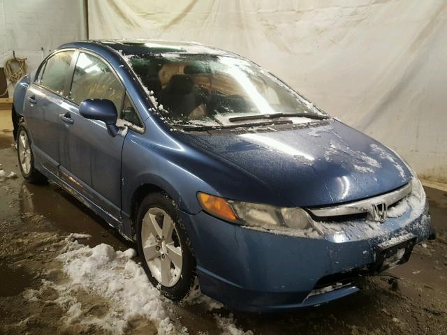 1HGFA16846L035885 - 2006 HONDA CIVIC EX BLUE photo 1