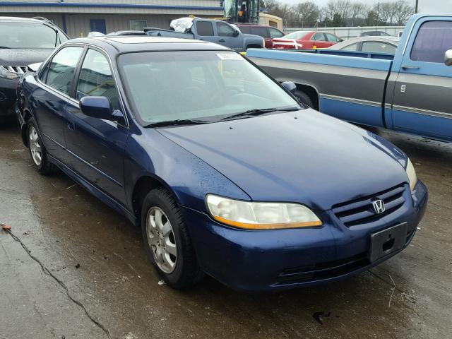 1HGCG55652A132172 - 2002 HONDA ACCORD EX BLUE photo 1