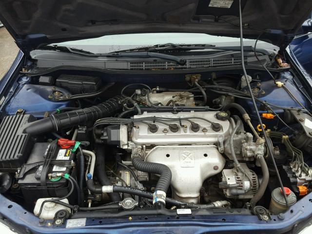 1HGCG55652A132172 - 2002 HONDA ACCORD EX BLUE photo 7