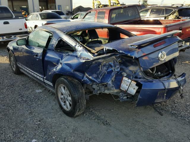 1ZVFT80N565131722 - 2006 FORD MUSTANG BLUE photo 3