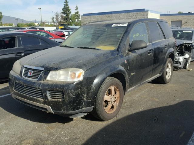 5GZCZ33Z07S834796 - 2007 SATURN VUE HYBRID BLACK photo 2