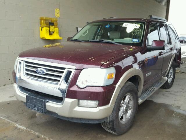 1FMEU64E66UB61212 - 2006 FORD EXPLORER E MAROON photo 2