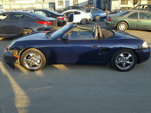 WP0CA29852U625875 - 2002 PORSCHE BOXSTER BLUE photo 9