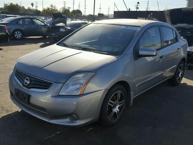 3N1AB6AP4BL693564 - 2011 NISSAN SENTRA 2.0 SILVER photo 2