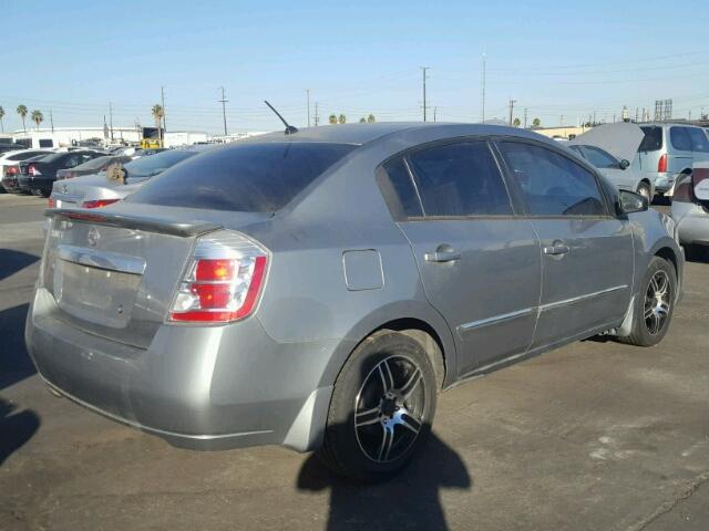 3N1AB6AP4BL693564 - 2011 NISSAN SENTRA 2.0 SILVER photo 4