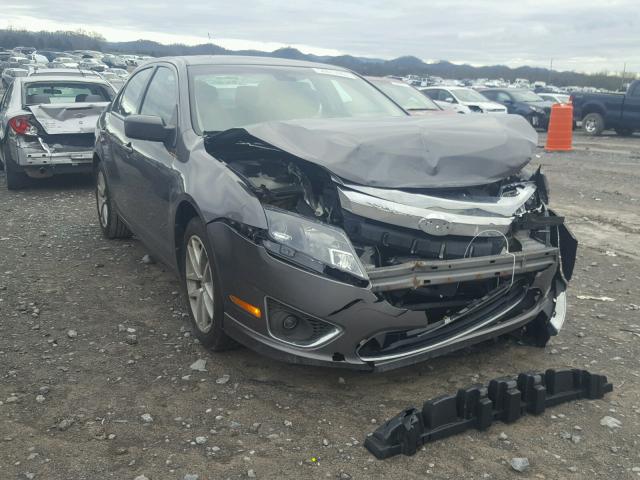 3FAHP0JA5CR168393 - 2012 FORD FUSION SEL GRAY photo 1