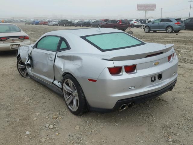 2G1FL1EP3D9800504 - 2013 CHEVROLET CAMARO ZL1 GRAY photo 3