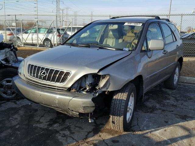 JTJHF10U130314980 - 2003 LEXUS RX 300 GRAY photo 2