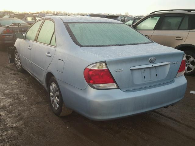 4T1BE30K16U743101 - 2006 TOYOTA CAMRY LE 蓝色 照片 3