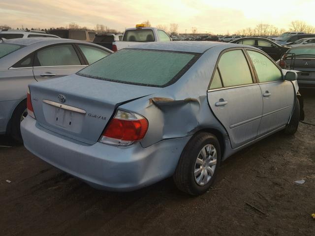 4T1BE30K16U743101 - 2006 TOYOTA CAMRY LE 蓝色 照片 4