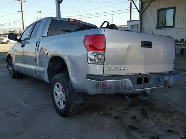 5TFRV54138X054372 - 2008 TOYOTA TUNDRA DOU SILVER photo 3