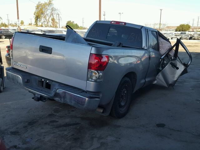 5TFRV54138X054372 - 2008 TOYOTA TUNDRA DOU SILVER photo 4