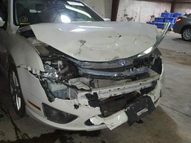 3FAHP0CG9CR219234 - 2012 FORD FUSION SEL WHITE photo 9