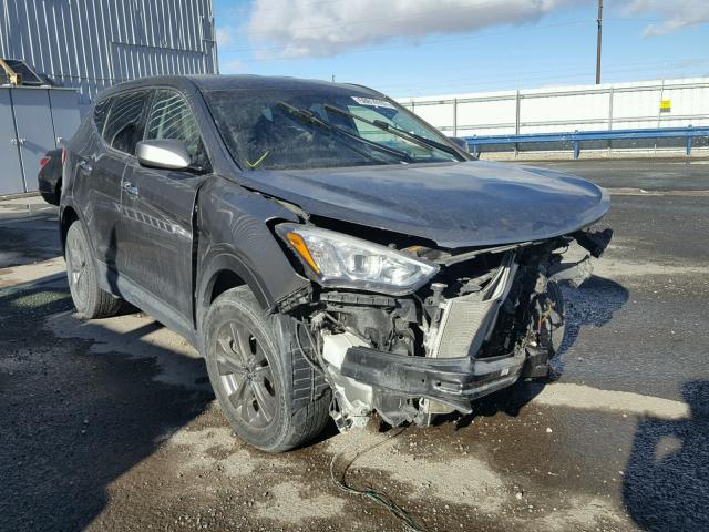 5XYZTDLB4EG202554 - 2014 HYUNDAI SANTA FE S GRAY photo 1