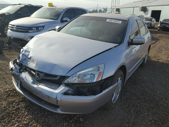 1HGCM66564A068067 - 2004 HONDA ACCORD EX SILVER photo 2