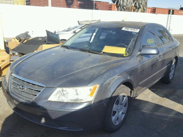 5NPET46CX9H522172 - 2009 HYUNDAI SONATA GLS CHARCOAL photo 2