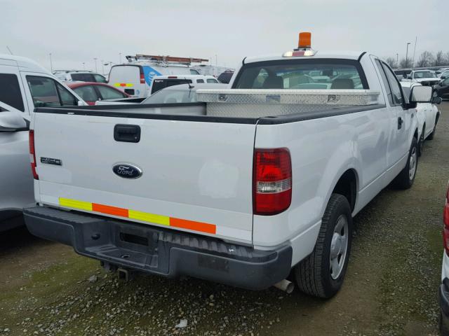 1FTRF12W87KD53999 - 2007 FORD F150 WHITE photo 4