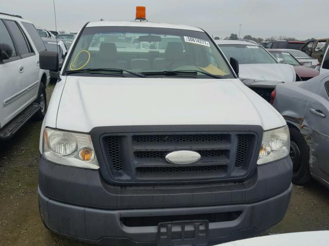 1FTRF12W87KD53999 - 2007 FORD F150 WHITE photo 9