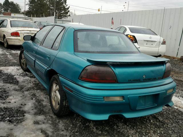 1G2NW55M1SC815178 - 1995 PONTIAC GRAND AM G GREEN photo 3