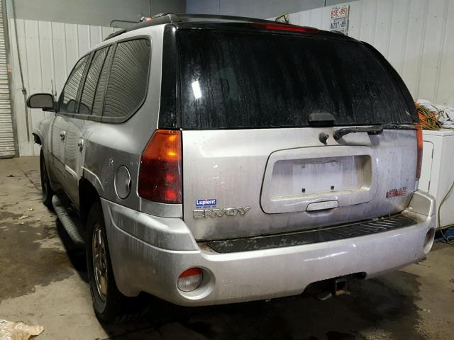 1GKDT13S742437973 - 2004 GMC ENVOY SILVER photo 3