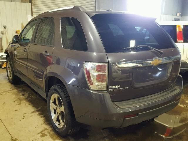 2CNDL73F376096608 - 2007 CHEVROLET EQUINOX LT PURPLE photo 3