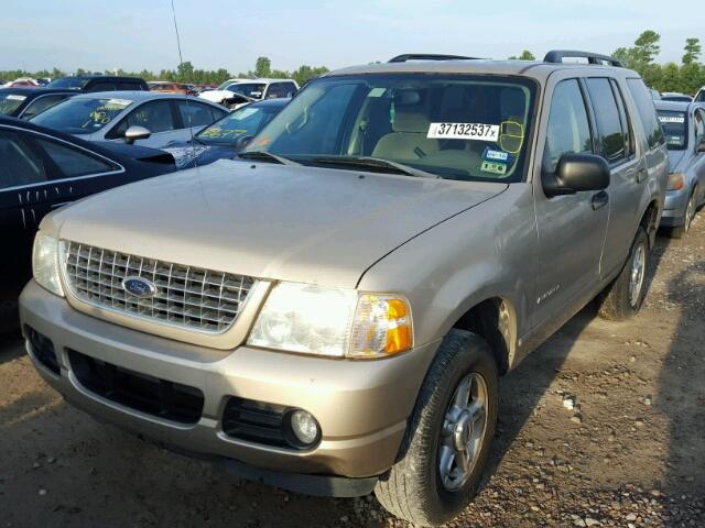 1FMZU63K04ZA63690 - 2004 FORD EXPLORER X BEIGE photo 2